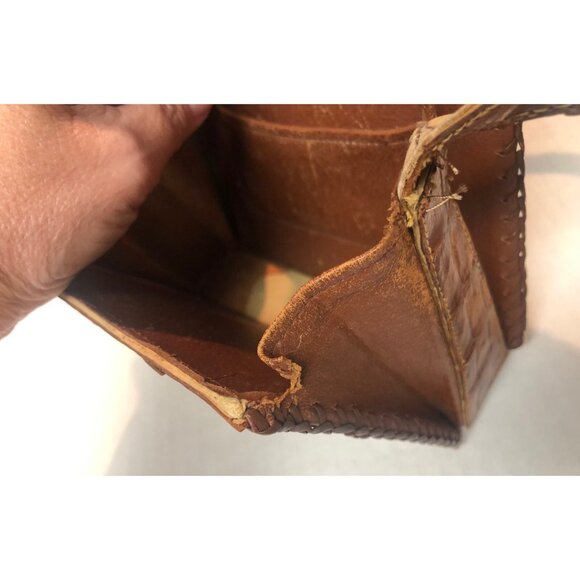 Vintage 1950 alligator small handbag purse made in Cuba note inside - Picture 15 of 16